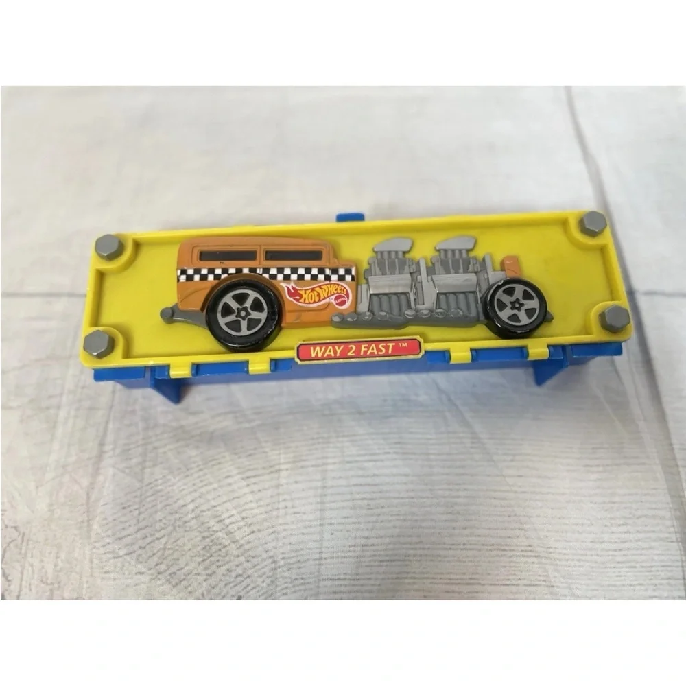 Vintage 1998 Hot Wheels'Way 2 Fast' 6 Car Case Mattel Classic Y2K collectible‎